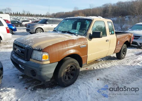 2010 Ford Ranger Xl/Xlt z USA, uszkodzony, nr VIN 1FTKR1ED6APA22903